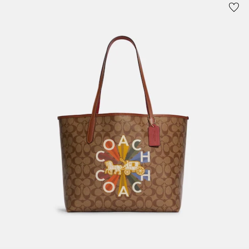 COACH RADICAL RAINBOW TOTE